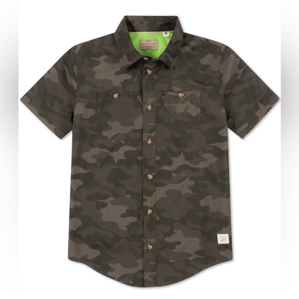 WEATHERPROOF VINTAGE
Weatherproof Big Boys Classic Short Sleeve Woven Shirt L